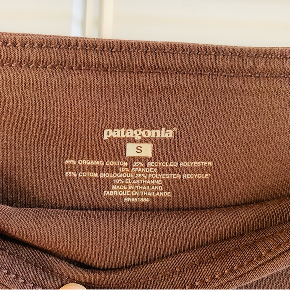 Patagonia Brown Fit & Flare Casual Knee Length Skirt | Small - Picture 3 of 4